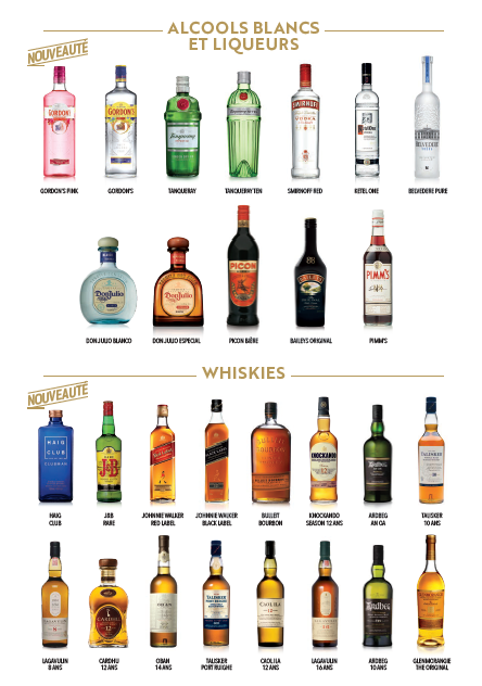 Gamme MOET HENNESSY DIAGEO - Casas